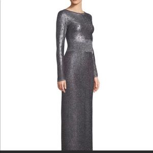 Sparking Silver St. John Evening Dress Gown